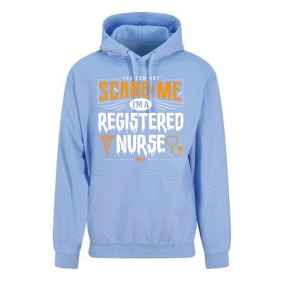 Funny Halloween You CanT Scare Me I Am Registered Nurse Gift Unisex Surf Hoodie