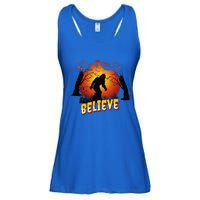 Funny Halloween Yowie Bigfoot Yeti Lover Sasquatch Believer Ladies Essential Flowy Tank