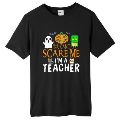 Funny Halloween You Can't Scare Me I'm A Teacher Tall Fusion ChromaSoft Performance T-Shirt