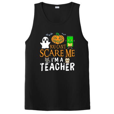 Funny Halloween You Can't Scare Me I'm A Teacher PosiCharge Competitor Tank