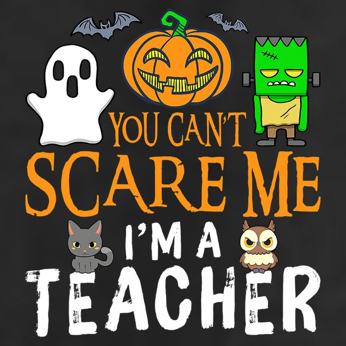 Funny Halloween You Can't Scare Me I'm A Teacher Golf Towel