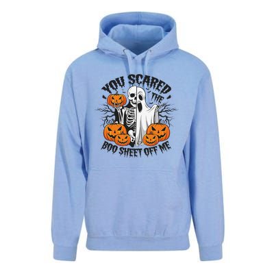 Funny Halloween You Scared Boo Sheet Off Me Unisex Surf Hoodie