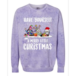 Funny Have Yourself A Merry Little Christmas Gift Colorblast Crewneck Sweatshirt