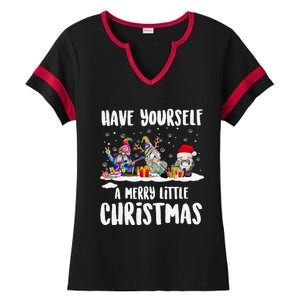 Funny Have Yourself A Merry Little Christmas Gift Ladies Halftime Notch Neck Tee