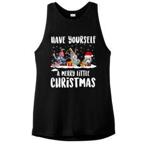 Funny Have Yourself A Merry Little Christmas Gift Ladies PosiCharge Tri-Blend Wicking Tank