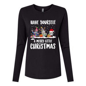 Funny Have Yourself A Merry Little Christmas Gift Womens Cotton Relaxed Long Sleeve T-Shirt