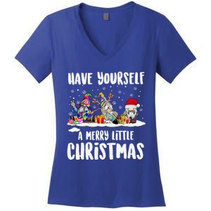 Funny Have Yourself A Merry Little Christmas Gift Women's V-Neck T-Shirt