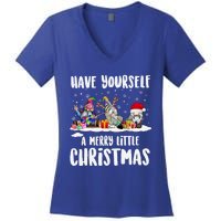 Funny Have Yourself A Merry Little Christmas Gift Women's V-Neck T-Shirt