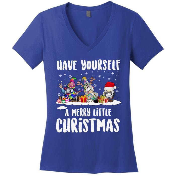 Funny Have Yourself A Merry Little Christmas Gift Women's V-Neck T-Shirt