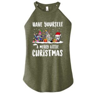 Funny Have Yourself A Merry Little Christmas Gift Women's Perfect Tri Rocker Tank