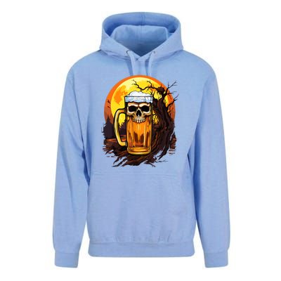 Funny Halloween Zombie Scary Beer Drinking Gift Unisex Surf Hoodie