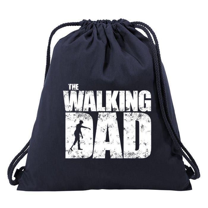 Funny Halloween Zombie For Dad Father Spooky Scary Drawstring Bag