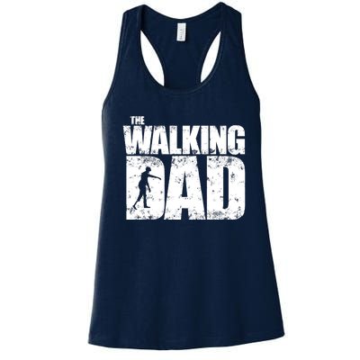 Funny Halloween Zombie For Dad Father Spooky Scary Women's Racerback Tank