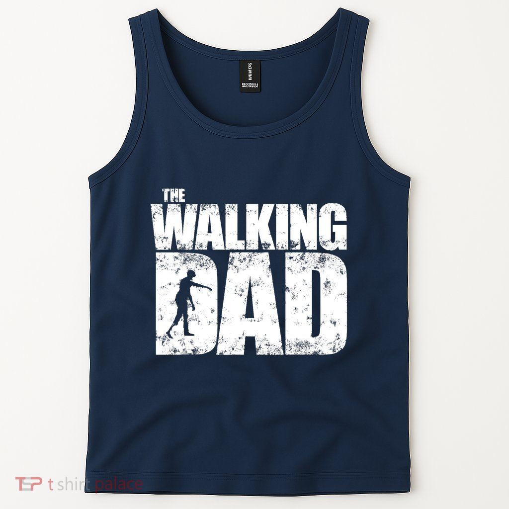 Funny Halloween Zombie For Dad Father Spooky Scary Tank Top