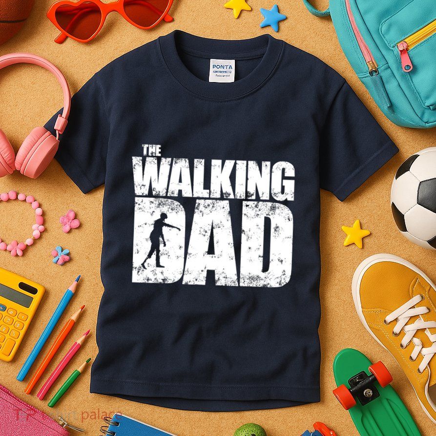 Funny Halloween Zombie For Dad Father Spooky Scary Kids T-Shirt