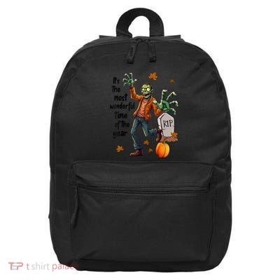 Funny Halloween Zombie 16 in Basic Backpack