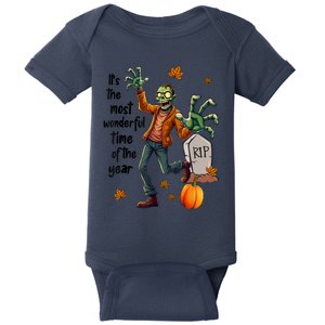 Funny Halloween Zombie Baby Bodysuit