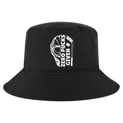 Funny Hockey Zero Pucks Given Ice Hockey Gift Cool Comfort Performance Bucket Hat