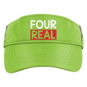 Funny Im 4 Years Old Birthday Four Real Adult Drive Performance Visor