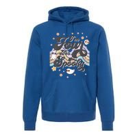 Funny Im 4 Four Ever Spooky 4th Birthday Party Halloween Premium Hoodie