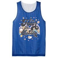 Funny Im 4 Four Ever Spooky 4th Birthday Party Halloween Mesh Reversible Basketball Jersey Tank