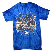 Funny Im 4 Four Ever Spooky 4th Birthday Party Halloween Tie-Dye T-Shirt