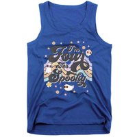 Funny Im 4 Four Ever Spooky 4th Birthday Party Halloween Tank Top