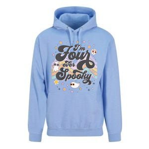 Funny Im 4 Four Ever Spooky 4th Birthday Party Halloween Unisex Surf Hoodie