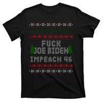 FJB Impeach 46 Anti Biden Ugly Christmas T-Shirt