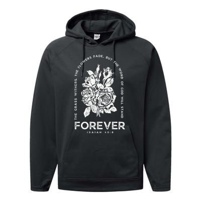 Forever Isaiah 40:8 Performance Fleece Hoodie