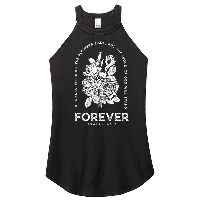 Forever Isaiah 40:8 Women’s Perfect Tri Rocker Tank