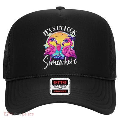 Funn ItS 5 OClock Somewhere 5 Oclock Somewhere High Crown Mesh Back Trucker Hat