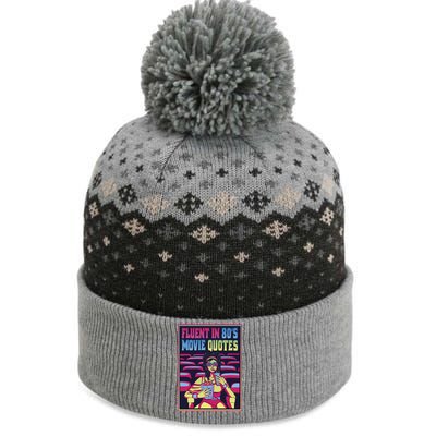 Fluent In 80s Movie Quotes Retro The Baniff Cuffed Pom Beanie