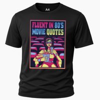Fluent In 80s Movie Quotes Retro Performance Shirt