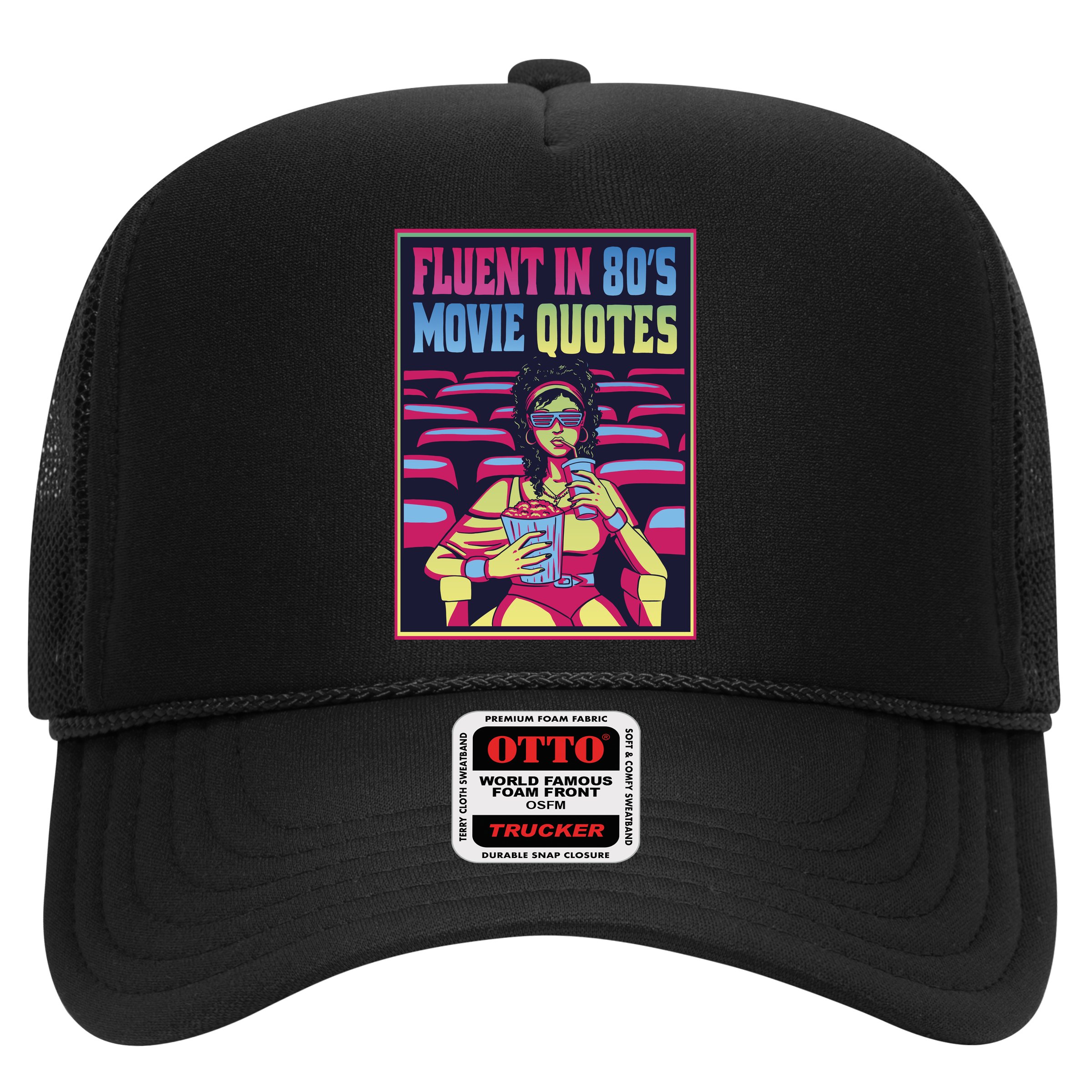 Fluent In 80s Movie Quotes Retro Hat