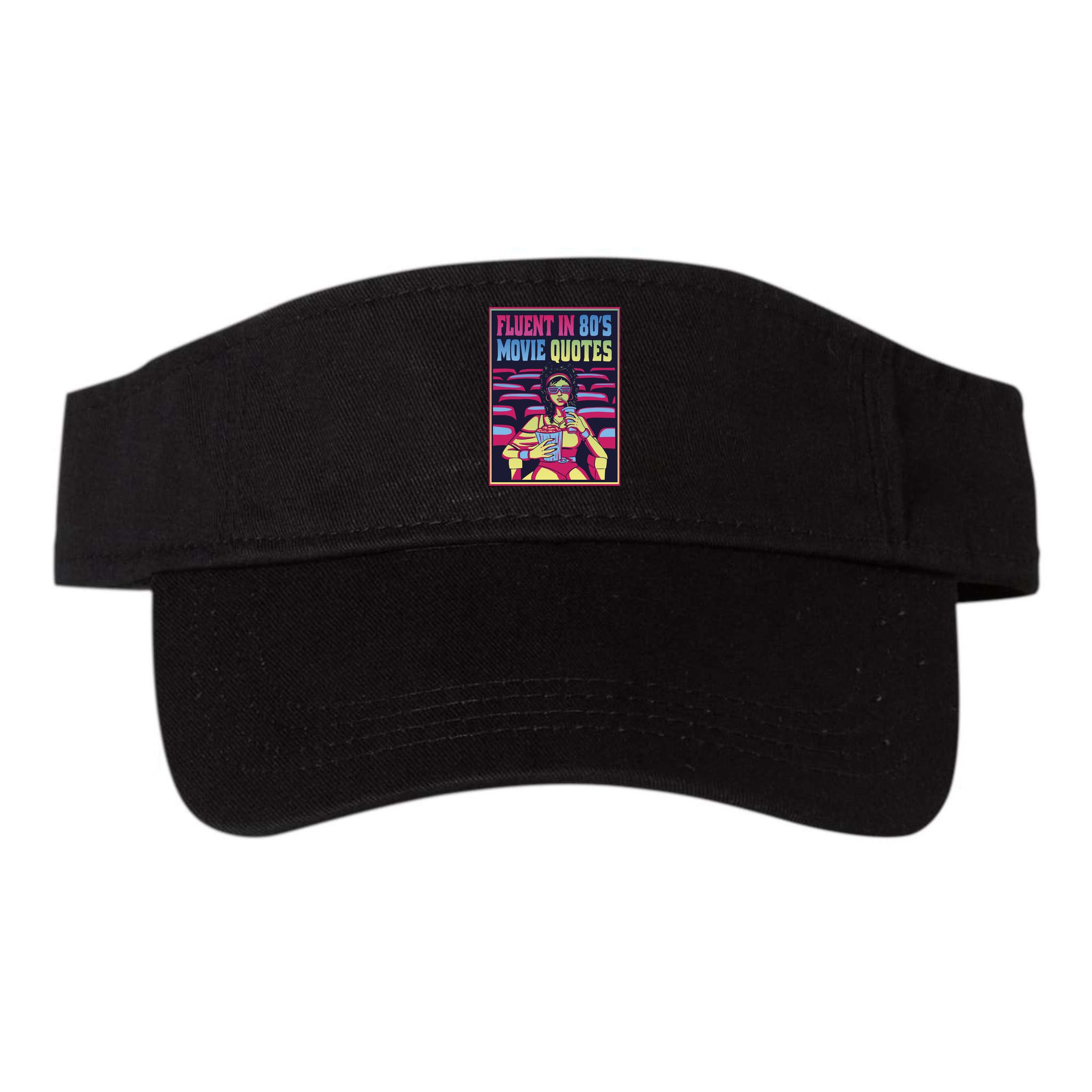 Fluent In 80s Movie Quotes Retro Visor
