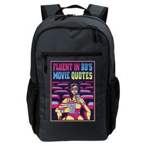 Fluent In 80s Movie Quotes Retro Daily Commute Backpack