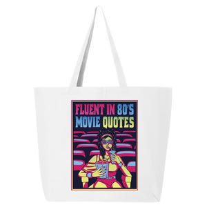 Fluent In 80s Movie Quotes Retro 25L Jumbo Tote