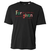 Forgiven Isaiah 96 Christmas Holidays Cooling Performance Crew T-Shirt