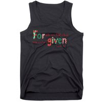 Forgiven Isaiah 96 Christmas Holidays Tank Top