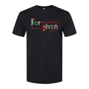 Forgiven Isaiah 96 Christmas Holidays Softstyle CVC T-Shirt