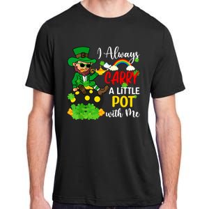 Funny I Always Carry A Little Pot With Me St Patricks Day Adult ChromaSoft Performance T-Shirt