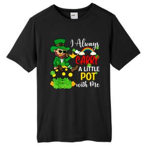 Funny I Always Carry A Little Pot With Me St Patricks Day Tall Fusion ChromaSoft Performance T-Shirt