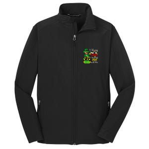 Funny I Always Carry A Little Pot With Me St Patricks Day Core Soft Shell Jacket