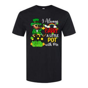 Funny I Always Carry A Little Pot With Me St Patricks Day Softstyle CVC T-Shirt