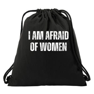 Funny I Am Afraid Of Drawstring Bag