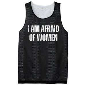 Funny I Am Afraid Of Mesh Reversible Basketball Jersey Tank