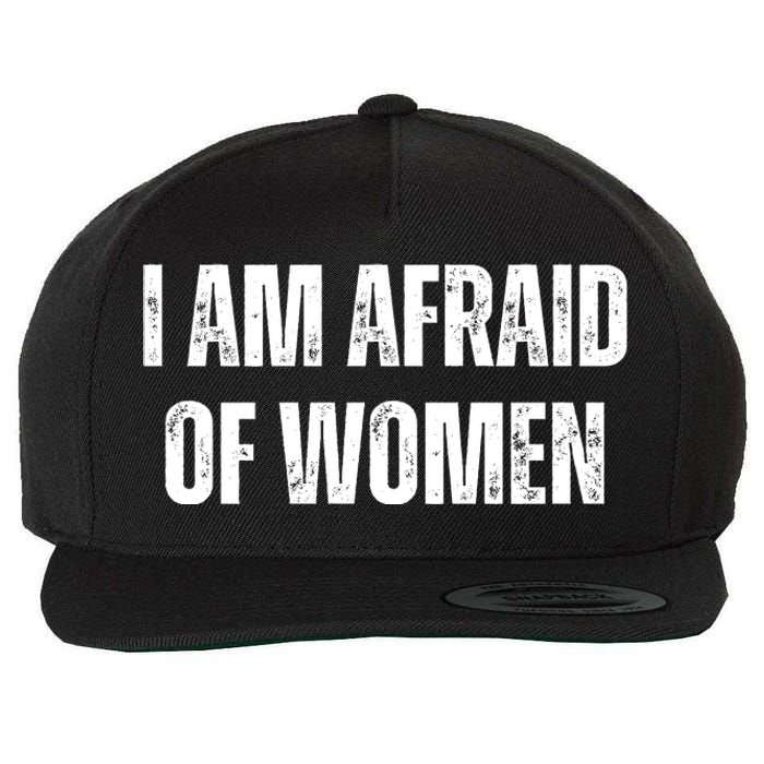 Funny I Am Afraid Of Wool Snapback Cap