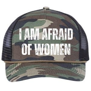 Funny I Am Afraid Of Retro Rope Trucker Hat Cap