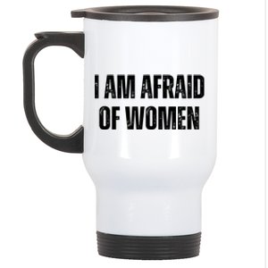 Funny I Am Afraid Of Stainless Steel Travel Mug